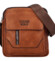 Pánska crossbody taška na doklady hnedá - Coveri Joachym