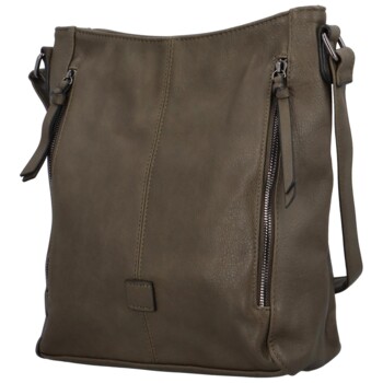 Dámska crossbody kabelka tmavozelená - Paolo Bags Juliana