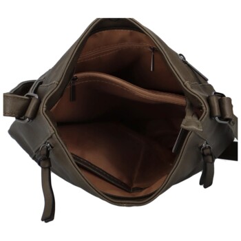 Dámska crossbody kabelka tmavozelená - Paolo Bags Juliana