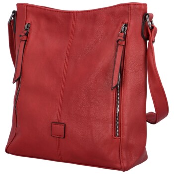 Dámska crossbody kabelka červená - Paolo Bags Juliana
