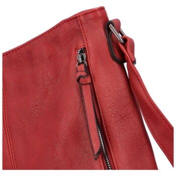 Dámska crossbody kabelka červená - Paolo Bags Juliana