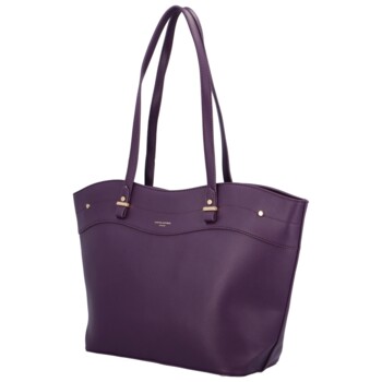 Dámska kabelka cez plece fialová - David Jones Sulo