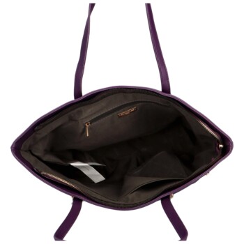 Dámska kabelka cez plece fialová - David Jones Sulo