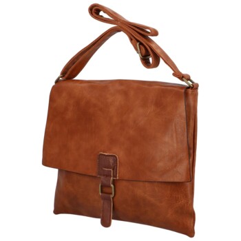 Dámska crossbody kabelka svetlohnedá - Paolo Bags Erikoma