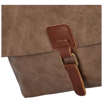 Dámska crossbody kabelka tmavobéžová - Paolo Bags Erikoma