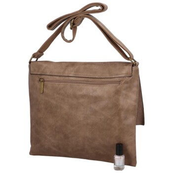 Dámska crossbody kabelka tmavobéžová - Paolo Bags Erikoma