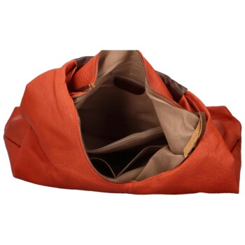Dámska kabelka cez rameno oranžová - Paolo Bags Dominika