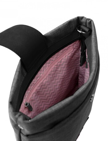 Dámska crossbody kabelka sivá - Vuch Vigo Dark Grey