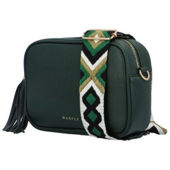 Dámska crossbody kabelka tmavo zelená - MaxFly Caira