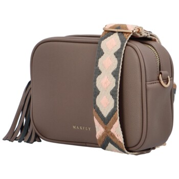 Dámska crossbody kabelka tmavobéžová - MaxFly Caira