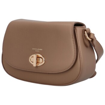 Dámska crossbody kabelka taupe - David Jones Ima