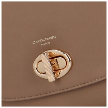 Dámska crossbody kabelka taupe - David Jones Ima