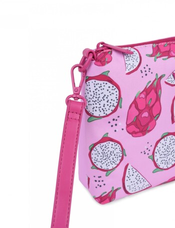 Dámska crossbody kabelka ružová - Vuch Coalie Fruity Dragon Drama