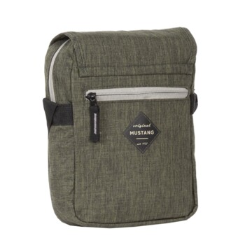 Pánska látková crossbody taška khaki - Mustang Afon