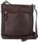 Pánska crossbody kabelka tmavo hnedá - Katana Willie