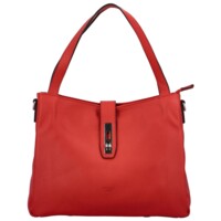 Dámska kožená kabelka červená - Katana Deborah