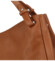 Dámska kožená kabelka cez rameno hnedá - ItalY Neprolis