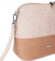 Dámska crossbody kabelka púdrová - Vuch Cara Dotty Creme