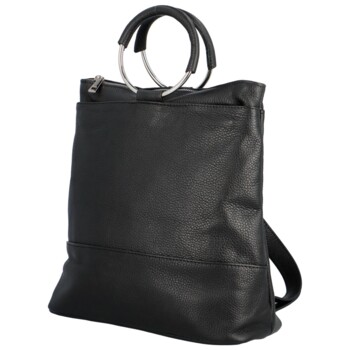Dámsky kožený batôžtek čierny - Delami Joyce