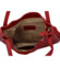 Dámska kožená mäkká kabelka cez plece malinovočervená - ItalY Nellis