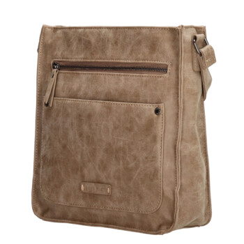 Dámska crossbody kabelka taupe - Enrico Benetti Edmina