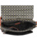 Trendy dámska crossbody kabelka s módnou potlačou čierno-hnedá - Coveri Segunda