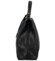Dámska kožená kabelka do ruky čierna - Delami Reeta