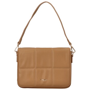 Dámska crossbody kabelka camel - DIANA & CO Irenee