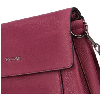 Dámska crossbody kabelka vínovočervená - Coveri Audrey