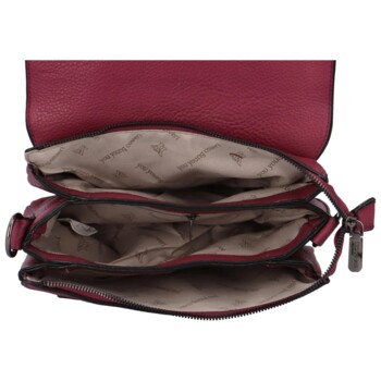 Dámska crossbody kabelka vínovočervená - Coveri Audrey