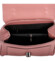 Dámska kožená kabelka do ruky ružová - Delami Riley