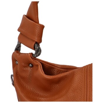 Dámska kabelka cez plece hnedá - Maria C Deja