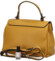 Dámska kožená kabelka do ruky žltá - Delami Riley