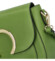 Dámska kožená crossbody kabelka zelená - ItalY Pretty