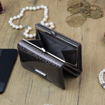 Dámska kožená peňaženka sivá - Gregorio Ilarrina