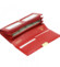 Dámska kožená peňaženka červená - Gregorio Penelopia