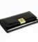 Dámska kožená lakovaná peňaženka čierna - Gregorio Sisiko
