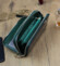 Dámska kožená púzdrová peňaženka zelená - Gregorio Luziana