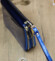 Dámska kožená púzdrová peňaženka modrá - Gregorio Luziana