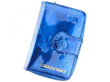 Dámska kožená peňaženka modrá - Gregorio Dorianna