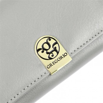 Dámska kožená peňaženka sivá - Gregorio Claudinna
