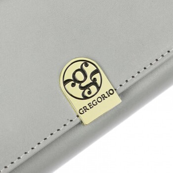 Dámska kožená peňaženka sivá - Gregorio Felissita