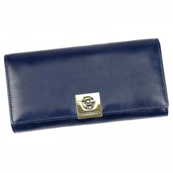 Dámska kožená peňaženka modrá - Gregorio Lorenca
