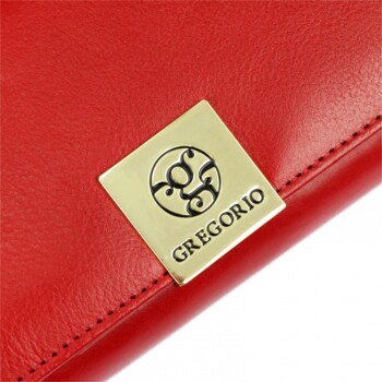 Dámska kožená peňaženka červená - Gregorio Sofasa