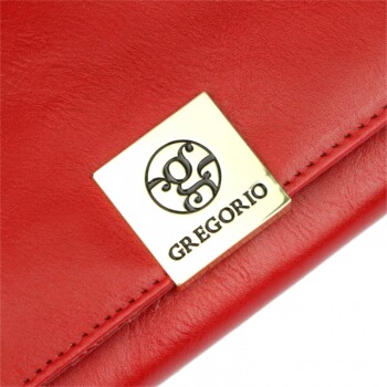 Dámska kožená peňaženka červená - Gregorio Raffici