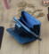Dámska kožená peňaženka modrá - Gregorio Josetta