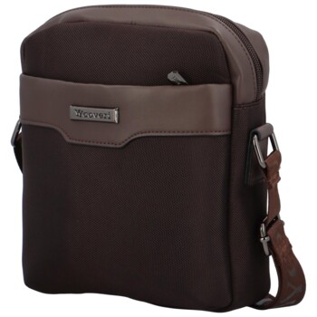 Pánska crossbody taška coffee - Coveri Bruttos