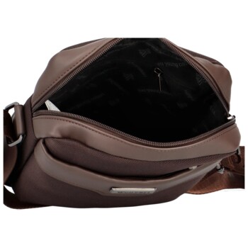 Pánska crossbody taška coffee - Coveri Bruttos