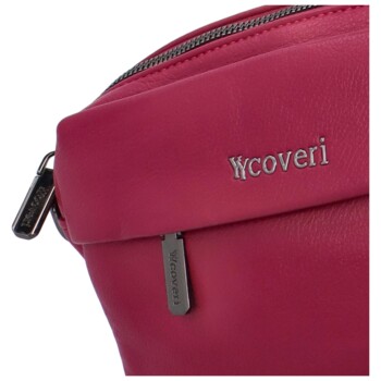 Dámska crossbody kabelka/taška červená slivka - Coveri Liliana