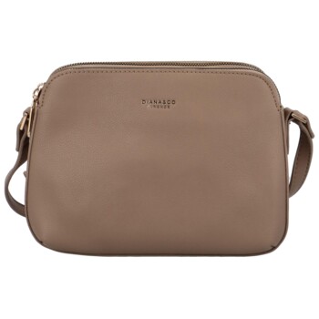 Dámska crossbody kabelka taupe - DIANA & CO Nicolle